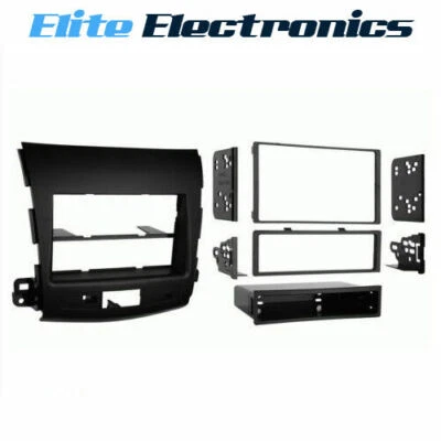AERPRO 997013 SINGLE / DOUBLE DIN FACIA KIT W/ POCKET FOR MITSUBISHI OUTLANDER