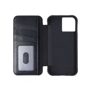 Tough Wallet Folio Case for iPhone 12 Pro Max Card Slot - Black