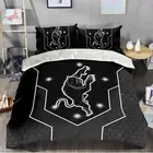 Penrith Panthers Bedding NRL Doona Duvet Cover Pillowcase Gift Queen Double King