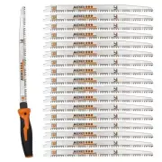 18 Pc 12-Inch Chrome Vanadium Reciprocating Saw Blades - Ideal for Wood Pruning