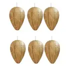 Mini Size Paper Wasp Nest Decoy Hanging Fake Wasp Nest for Wasps Hornets3909