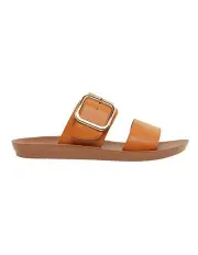 [Sandler] Garnet Cognac Smooth Sandals