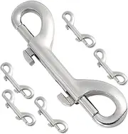 HEALEEP Double Ended Snap Hooks Dog Leash Clip Metal Hooks Backpack Bolt Snap Hooks for Dog Leash Connect