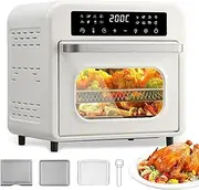 15L Electric Oven, 1300W Toaster Oven with 16 Preset Programs, 30-230°C Temperature Control, 360°Convection Cooking, Viewing Window, Multifunctional Countertop Oven for Grilling, Baking