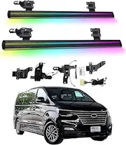 BJOHQ Electric Running Boards Compatible for Hyundai H1 2016-2020 with Light, SUV, Off-Road & Pickup Trucks - Retractable Truck Steps & Nerf Bars