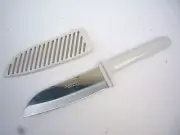 Suncraft Japan Mini Santoku Chef Knife Pocket Size Kitchen/ Picnic/ Travel Etc.