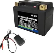 12V LiFePO4 Lithium Iron Phosphate Motorcycle Battery with BMS Voltage Protection, Compatible with BMW, Harley, Agusta, KTM, Honda, Suzuki, Yamaha(4L-BS113x70x89mm N-P)