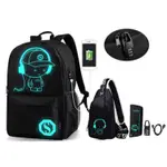 ANIME LUMINOUS OXFORD SCHOOL BACKPACK DAYPACK SHOULDER UNDER