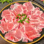 【鮮綠生活】丹麥皇冠豬梅花肉片 4盒(250G±10%/盒)