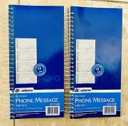2 Vintage '99 Adams Phone Message Book 2Part Carbonless SC1154R pre answer machi