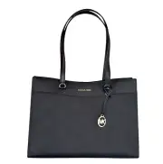 MICHAEL KORS JET SET TRAVEL LARGE MULTIFUNCTION LAPTOP TOTE SHOULDER BAG BLACK