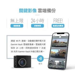 Garmin Dash Cam 47 多連結GPS行車紀錄器【真便宜】