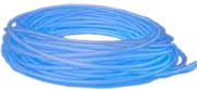 Multi-core, side emitting fibre optic cable with clear insulation