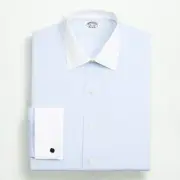 BROOKS BROTHERS Mens 15 1/2 - 35 Ainsley Collar French Cuff Dress Shirt Contrast