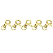 5 Pcs Swivel Lanyard Snap Hook, Zinc Alloy Trigger Snap Hooks, Gold Tone