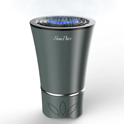 Car Air Purifier with True HEPA Filter Remove Pet's Hair Dust Pollen Smoke Odors