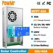 HIGH QUALITY 60A Amp MPPT Solar Charge Controller 12/24/36/48V Battery Regulator