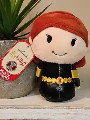 Hallmark Itty Bittys BLACK WIDOW Marvel Avengers Plush NWT