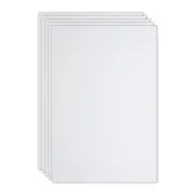 5 Sheets 2mm Glitter Foam Sparkle Sheet EVA Paper, White