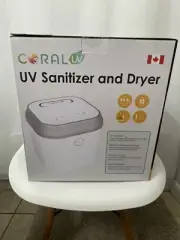 New UV Sterilizer Baby Bottle 3 in 1 Sterilizer and Dryer Dual UV by Coral