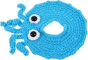 Baby Photo Prop Crochet Octopus Ring Charming Yarn Decorative Lens Accessory for Camera Toy for Baby Spiral Plush Toy