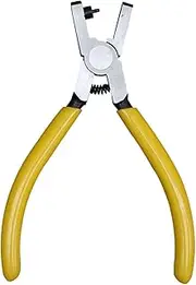 [Hjatirace] Leather Punch Tool Belts, Hand Strap Watch Band Puncher, Belt Hole Punching Tool, 5.51x3.74 inches, Easy to Use, Portable for Fabric