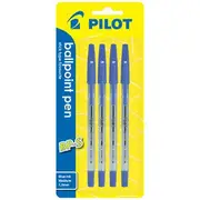 Pilot BP-S Medium Ballpoint Pen 1.0 mm Blue 4 Pack