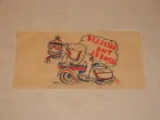 VTG WEIRDOS WEIRD OHS ODD RODS PREMIUM GIVE AWAY IRON ON TRANSFER Willie Wheel