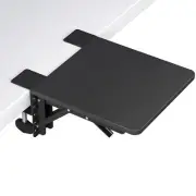 BONTEC Ergonomics Desk Extender Tray, 9.5"x9.1" Table Mount Arm Wrist Rest Sh...
