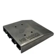 Stainless Steel Twin Surface Mount 50 Amp Anderson Plug Cover + x2 BLACK Plugs