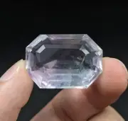 Natural multi color faceted Fluorite, Octagon shape, 89 Carat's.