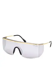 Tom Ford Pavlos Geometric Shield Sunglasses