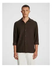 [yd.] Garner Shirt in Chocolate