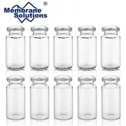 5000pcs 10mL Clear Headspace Vial 20mm Crimp Top Glass Bottle Flat Bottom
