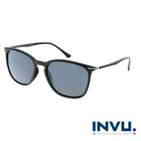 在飛比找momo購物網優惠-【INVU】瑞士簡約絞鏈設計偏光太陽眼鏡(黑 B2110A)
