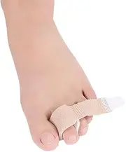 Broken Toe Wraps 6 Pcs Cushioned Bandages Hammer Toe Separator Splints, Toe Straightener Corrector