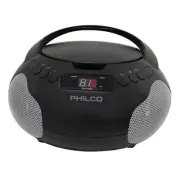 Portable CD Player Boombox with Speakers and AM FM Radio | Boom Box CD Black
