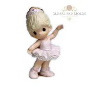Sugarcraft Molds Polymer Clay Molds Cake Decorating Tools/ 3d Ballerina Mold
