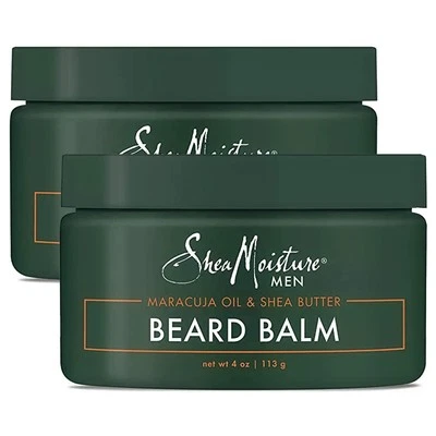 SheaMoisture Beard Balm for Men, 2-Pack ? Moisturizing Shea Butter & Maracuja Oi