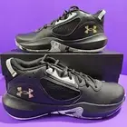 NEW Men's Under Armour Shoes Size 10 Lockdown 6 Athletic Black White 3025616-003