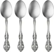 Oneida Michelangelo Fine Flatware Set, 18/10 Stainless, Set of 4 Dinner Spoons