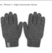 Digits Touch Screen Gloves ( L) - Dark Gray
