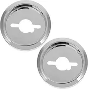 KITANDOVE 2pcs Gas Stove Knob Base Oven Lock Child Safety Rotating Stove Knob Base Replacement Part