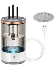 VYSN Unisex 3-in-1 USB Makeup Brush Cleaner, Dryer & Storage