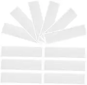 HIAKDOFT 12 Wall Name Tags 36 White Card Holders Cubicle Name Plates Library Pockets Adhesive Index Card Pockets Pass Box Warehouse Supplies