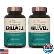 Live Conscious KrillWell, Joint, and Cognitive Support | Certified Sustainabl
