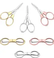 SCISSORS. Mini Folding Stainless Steel For Fishing Line Cutting. Pack of 2