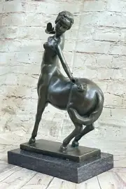 Female Centaur Mythological Creature bronze sculpture statue Hand Made Nude Sale