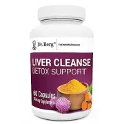 Dr. Berg Liver Cleanse Detox Capsules w/Unique Blend of Milk Thistle, Ox Bile...