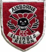 POST WAR 1990's MAC V SOG CCC RECON TEAM ILLINOIS PATCH (1187)